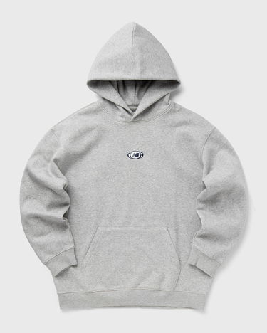 Mikina New Balance Hoops Hoodie Šedá | MT41581-AGT, 0