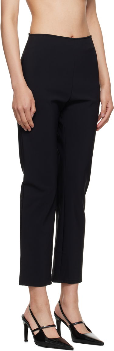 Nohavice Róhe Róhe Cigarette Scuba Trousers Čierna | 414-30-166, 4