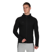 Hooded Full-Zip Performance Jacket with Thumbholes