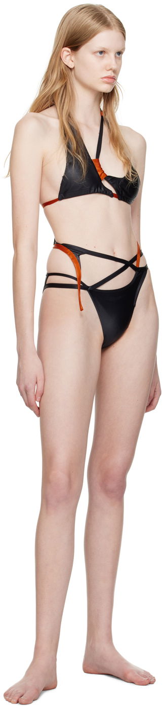 Plavky Ottolinger Ottolinger Strappy Bikini Čierna | 301007/300907, 3