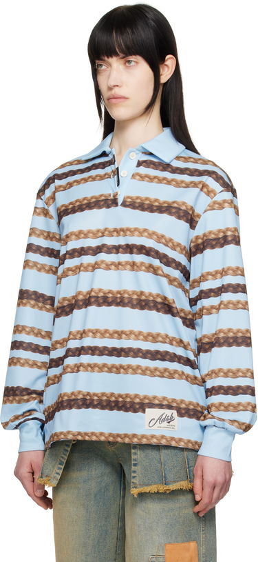 Polo tričko Andersson Bell Andersson Bell Hair Braid Stripe Polo Modrá | atb1264w, 3