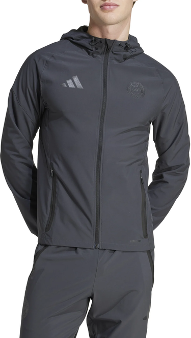 Súprava adidas Originals FC Bayern Munich Hooded Jacket Čierna | jw4674, 0
