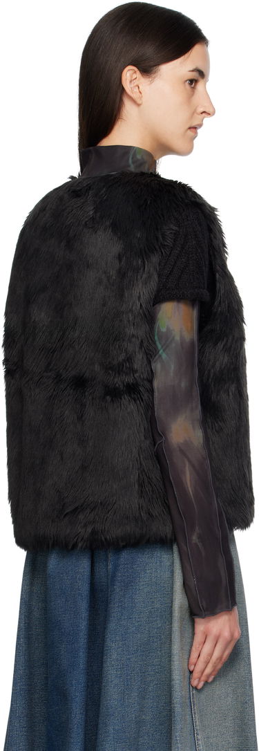 Vesta Andersson Bell Andersson Bell Reversible Faux-Fur Vest Čierna | awa723u, 2