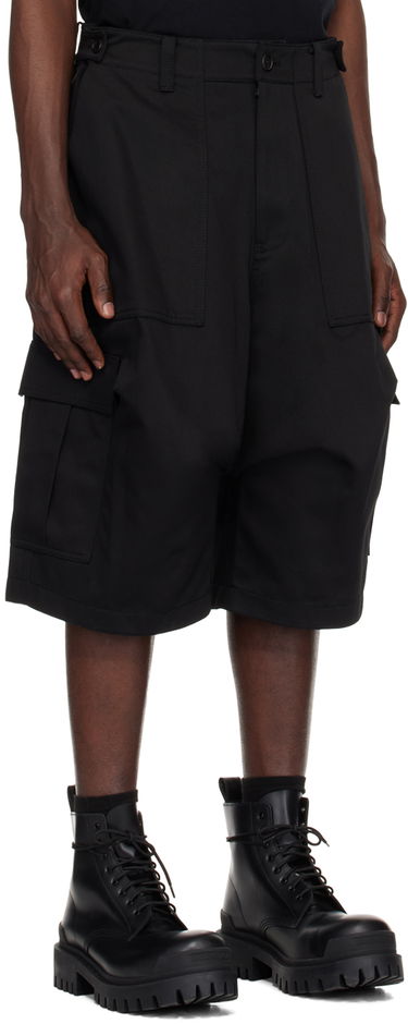 Šortky We11done We11done Cargo Pocket Shorts Čierna | WD-PT1-24-212-M-BK, 1