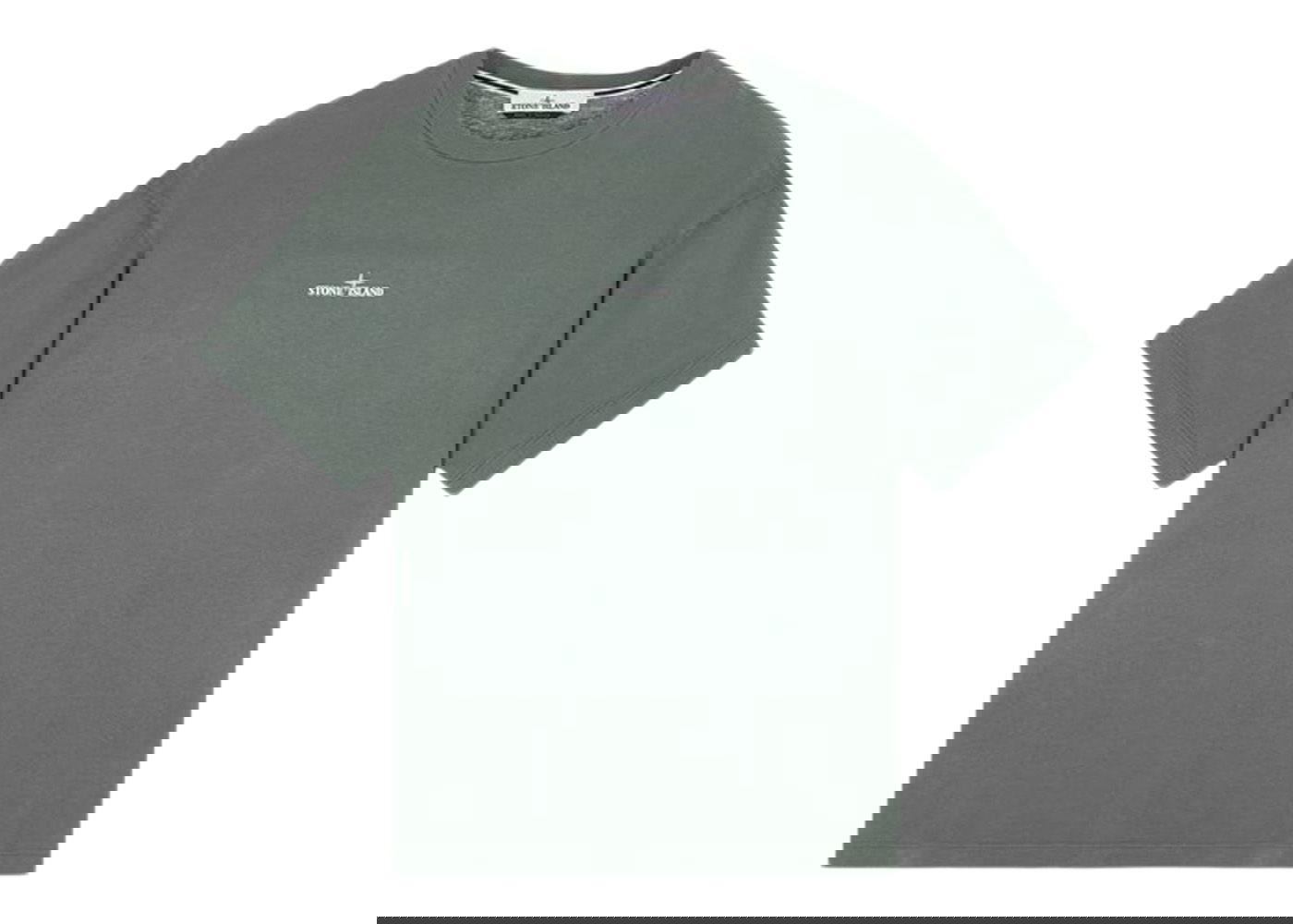 Tričko Stone Island Short Sleeve 'Scratched Paint One' T-Shirt Musk Green Šedá | 80152RC89 - V0059, 0