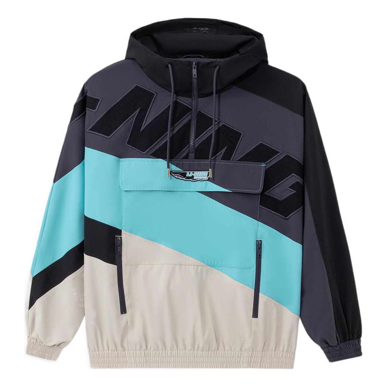 Vetrovka Li-Ning Print Gore-Tex Sport Hoodie Rôznofarebný | AFDS031-4, 0