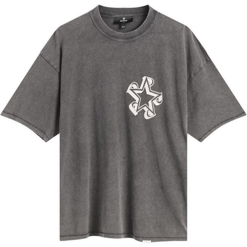 Tričko Represent Clo Initial Star T-Shirt, Size X-Small Šedá | MLM100172-47