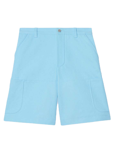 Šortky Jacquemus Le Giardino Workwear Bermuda Shorts Light Blue Tyrkysová | 225PA010-1047 320