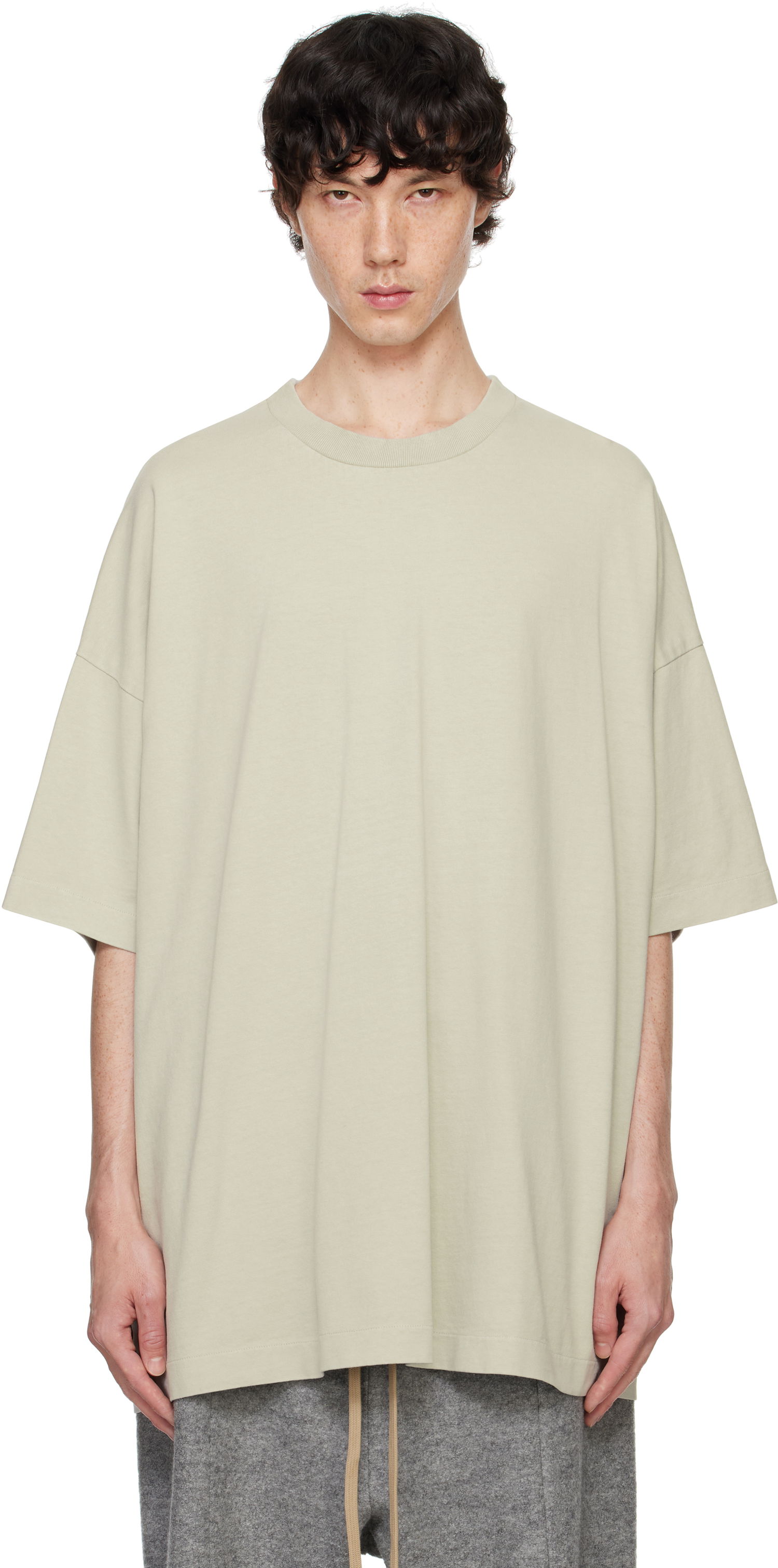 Tričko Fear of God Heavy Cotton T-shirt Béžová | FG24FW50-10151HWJ, 0