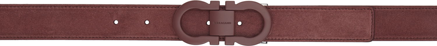 Opasok FERRAGAMO Ferragamo Adjustable Belt Vínová | 783694, 0
