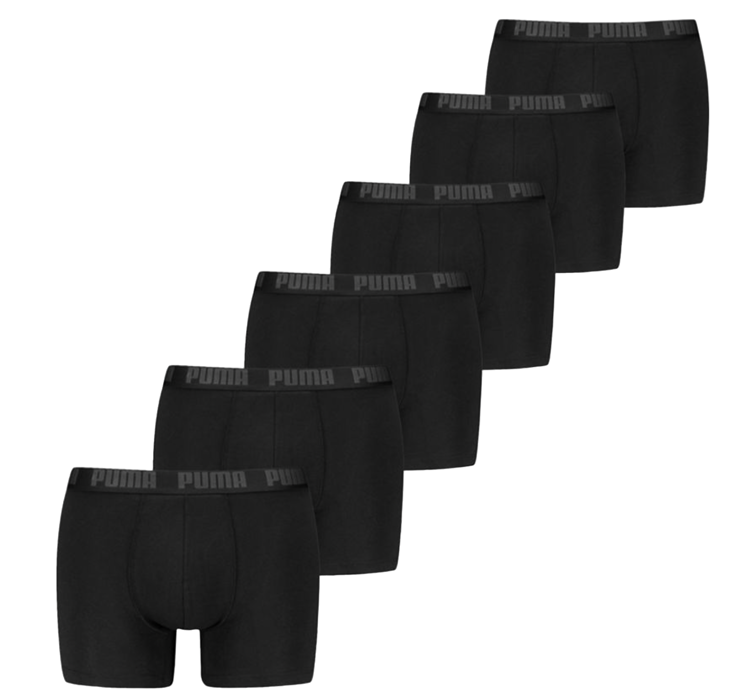 Boxerky Puma Everyday Boxer 6 Pack Čierna | 701227792-001, 0