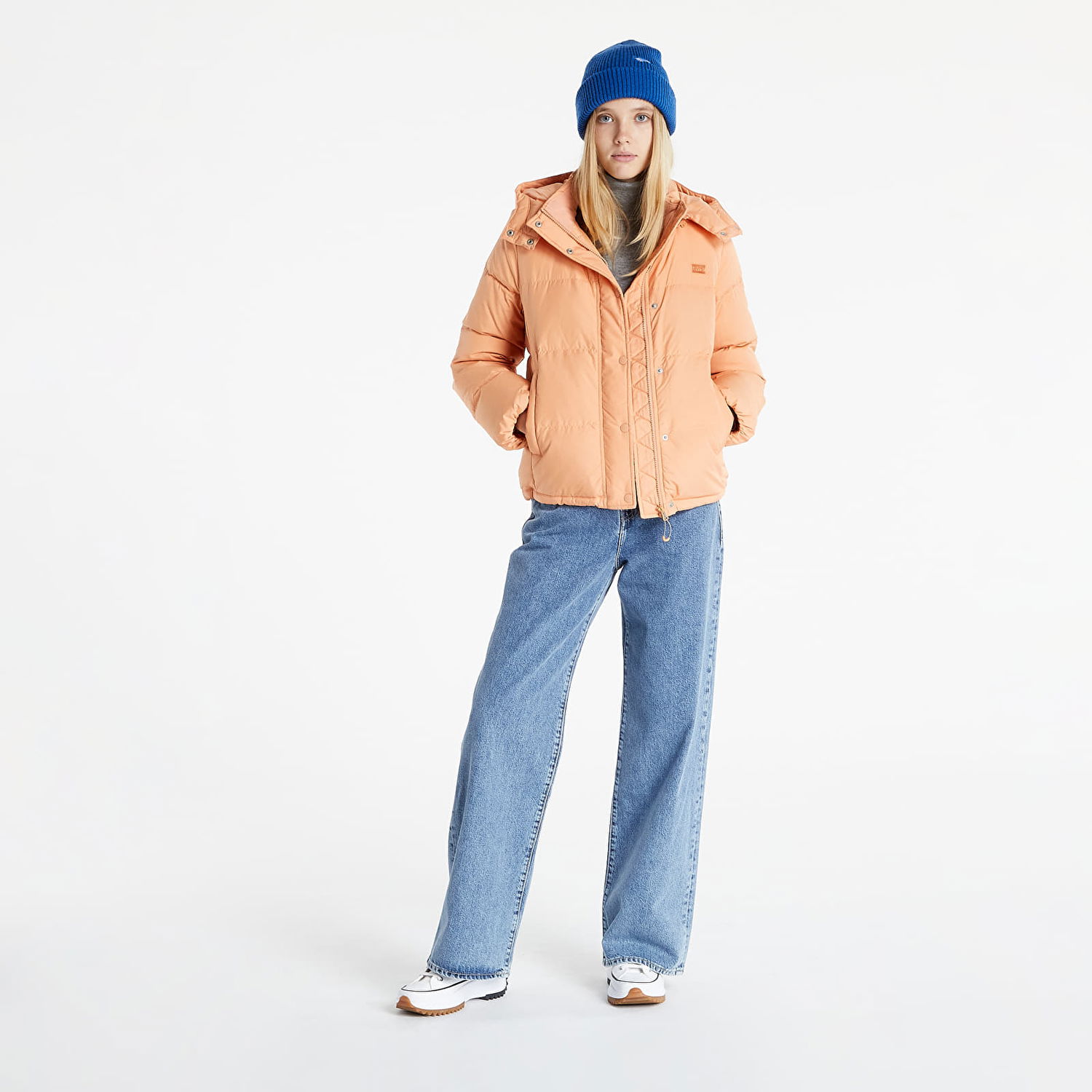 Prešívaná bunda Levi's Quinn Short Down Puffer Oranžová | A0679-0002, 0