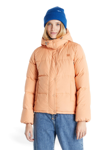 Prešívaná bunda Levi's Quinn Short Down Puffer Oranžová | A0679-0002