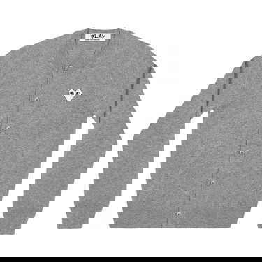 Sveter Comme des Garçons PLAY Heart Cardigan Šedá | AZ N065 051 1, 1