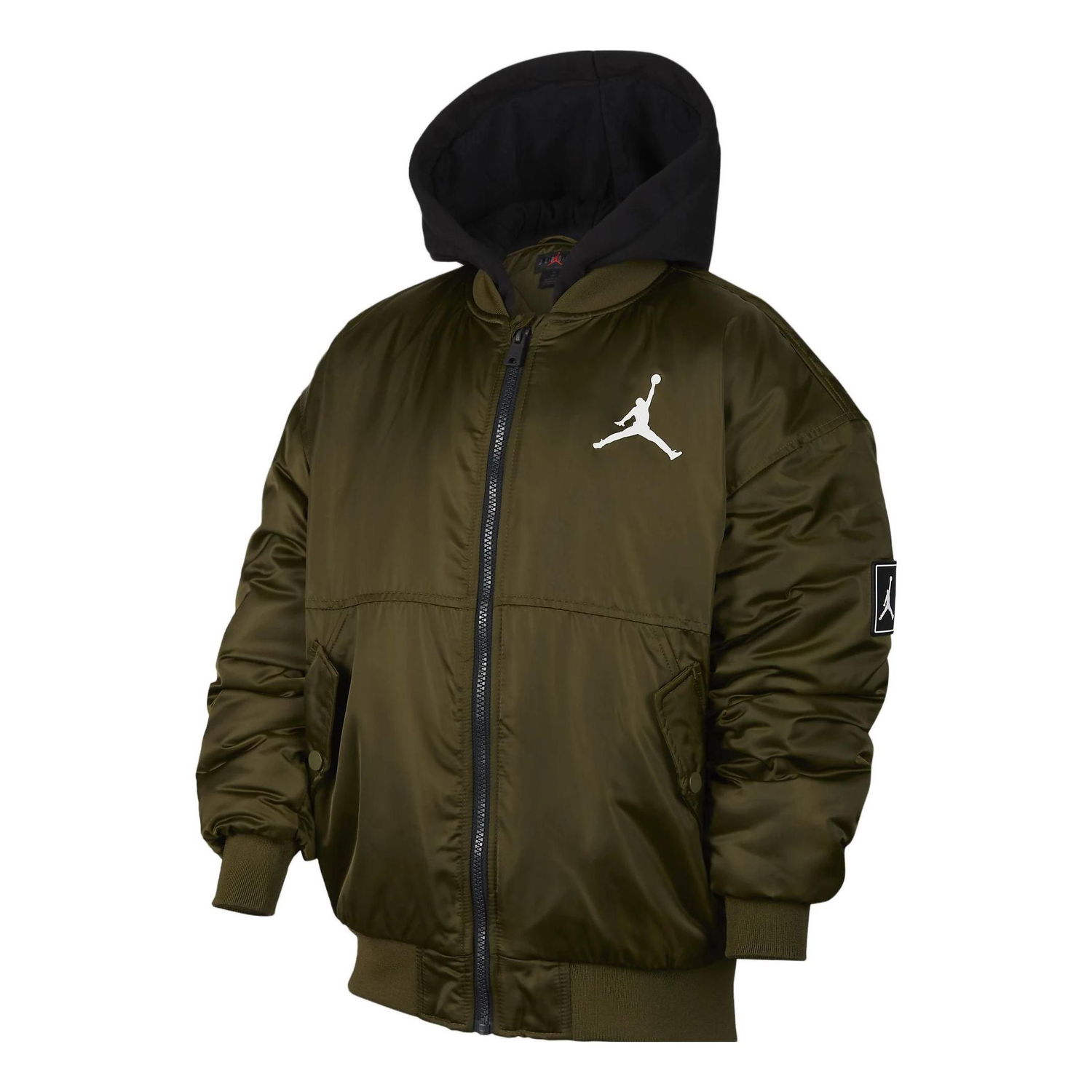 Bomber bunda Jordan Air Jordan Hooded Bomber Jacket Zelené | FV2632-398, 0