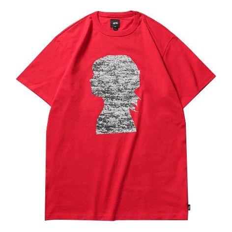 Tričko Vans Jim Goldberg Silhouette Print T-Shirt Červená | VN0A4RTHIZQ, 0