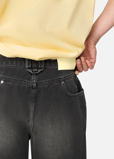 Šortky AXEL ARIGATO Invert Denim Shorts with Patch Pockets Šedá | A3880001, 9