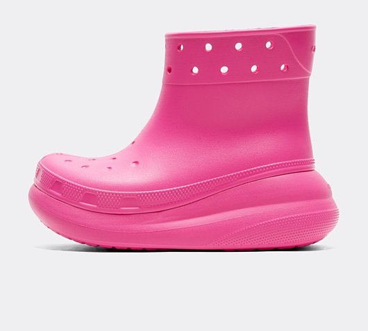 Tenisky a topánky Crocs Classic Crush Rain Boot w Ružová | 207946-6UB, 0