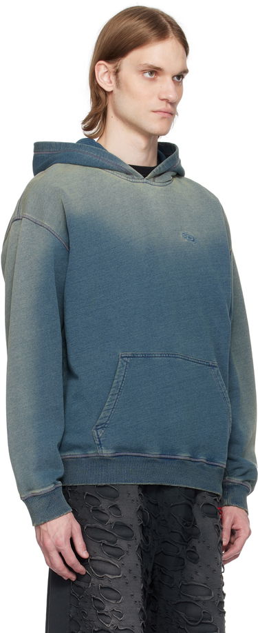 Mikina Diesel S-Boxt-Hood-R6 Hoodie Modrá | A16189-0GIAT-01, 1