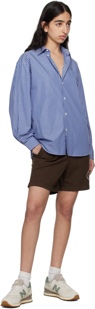 Košeľa Sporty & Rich Sporty & Rich Oversized 'SRC' Shirt Modrá | SI006612302ST02, 3