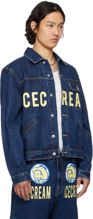 Bunda BBC IceCream ICECREAM Cowboy Trucker Denim Jacket Modrá | ICD25108, 1