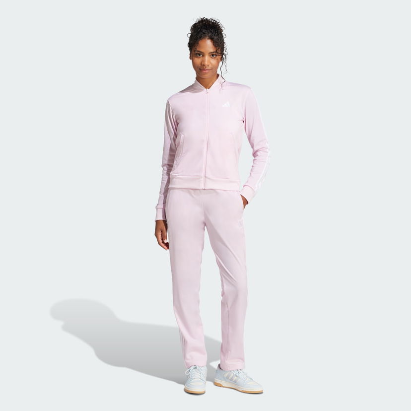 Súprava adidas Performance DAYREADY Three-Stripe Tracksuit Ružová | JD5437