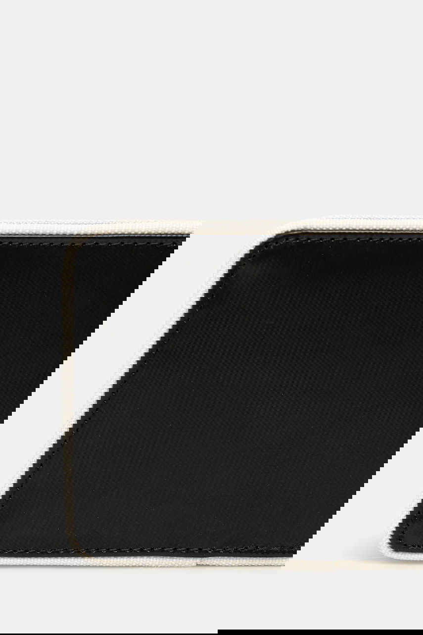 Coated Polyester Billfold Wall Black/ Ecru Universal