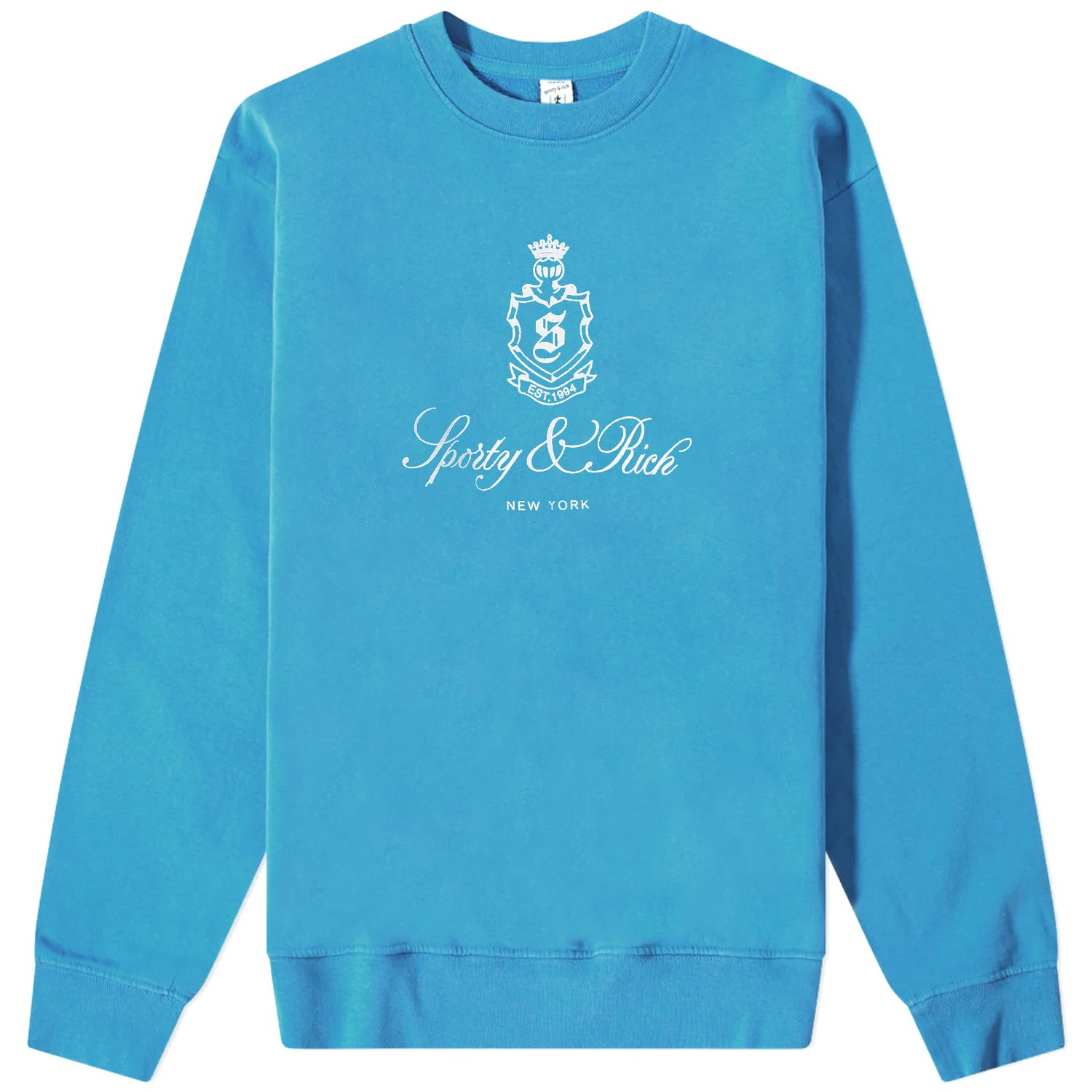 Mikina Sporty & Rich Vendome Sweatshirt Modrá | CR835BL, 0