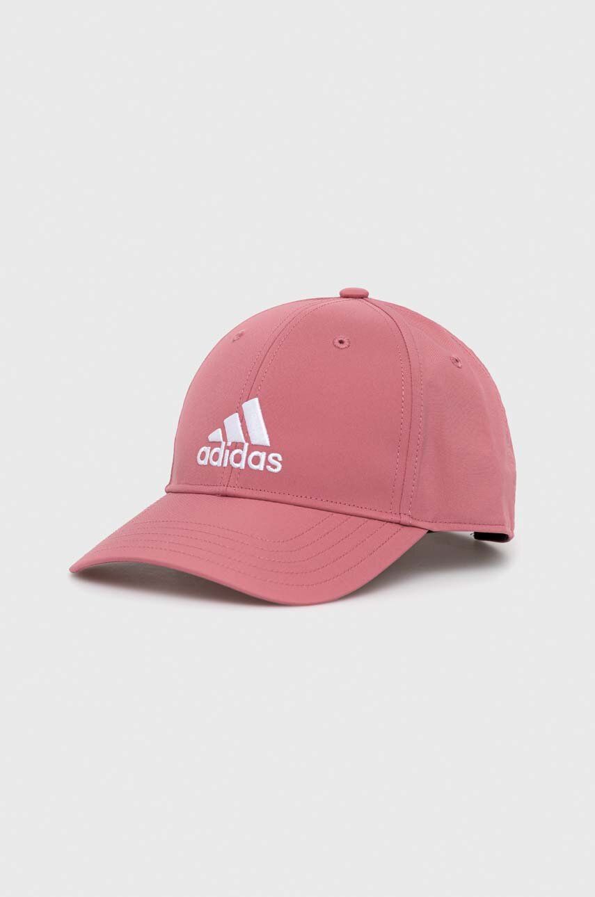 Čiapky a klobúky adidas Originals Kšiltovka adidas růžová barva, hladká Vínová | IC9692, 0