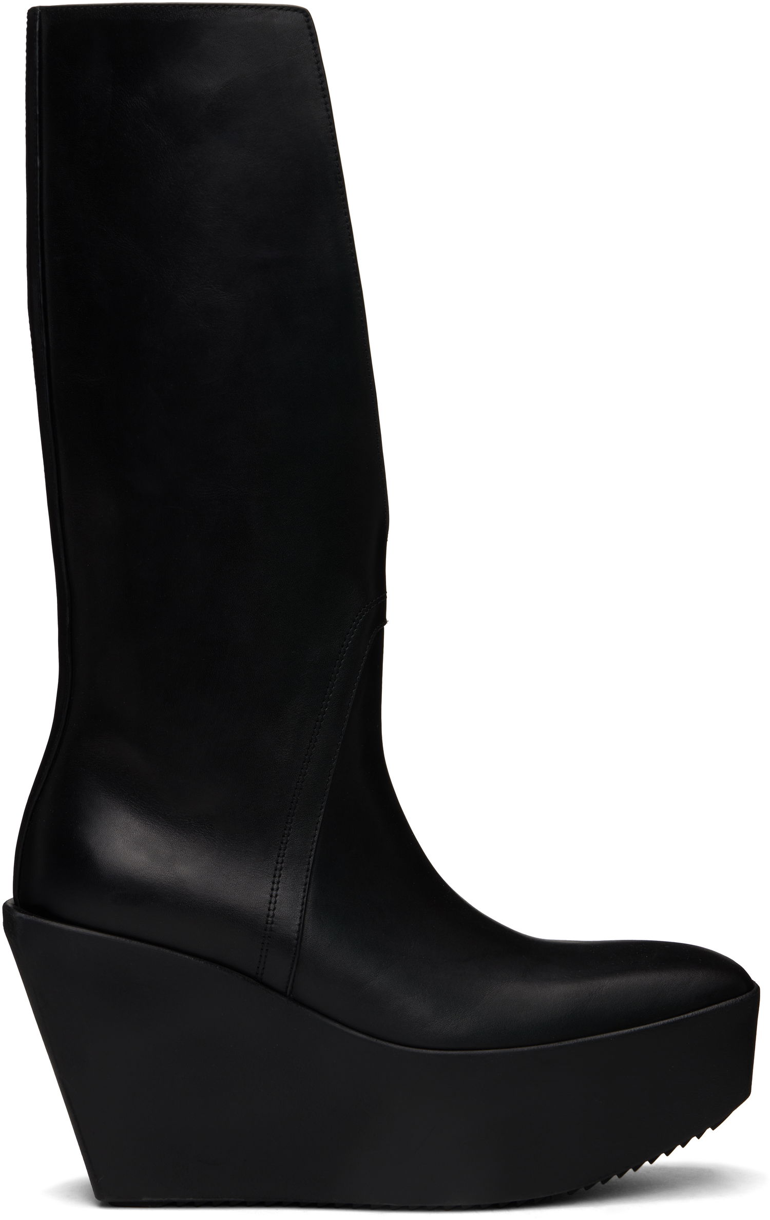 Oblečenie Rick Owens Rick Owens Hollywood Sliver Platform Winged Kowboys Tall Boots Čierna | RU01E5854 LOO, 0