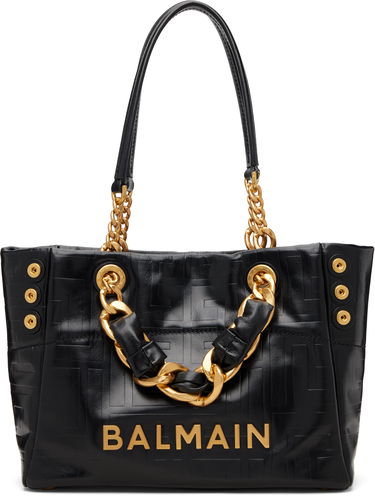 Tote bag Balmain Small 1945 Soft Tote Čierna | GN1FD871LETF, 0