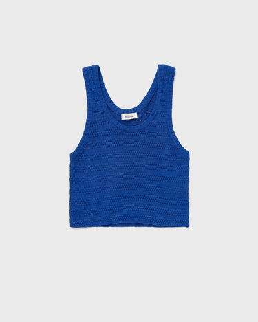 Tielko American Vintage NYAMA TOP Modrá | NYA01AE24-BLEU-ROI, 0