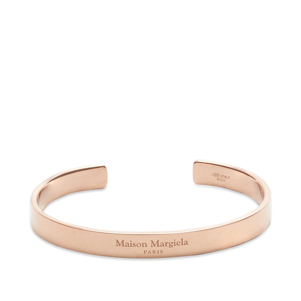 Náramok Maison Margiela Text Logo Bangle Metalická | SM1UY0082-SV0158-952, 0