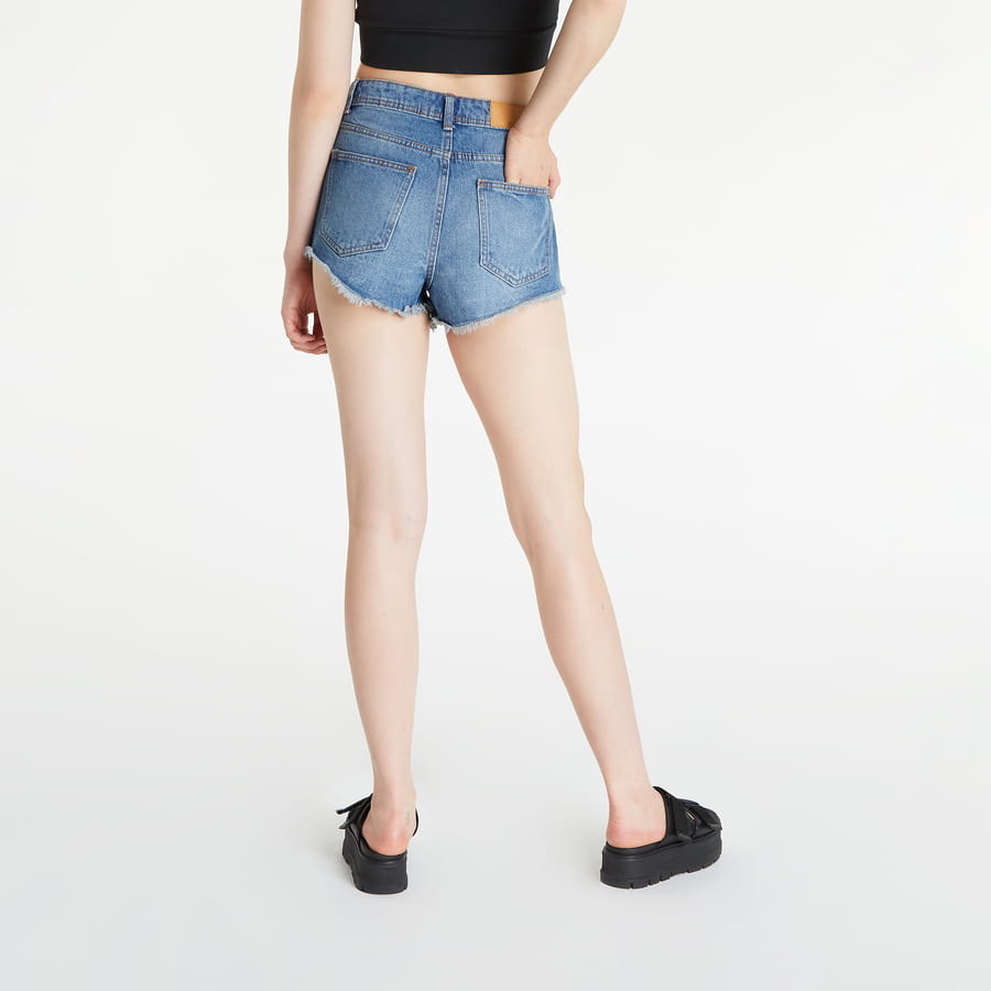 Šortky Noisy May High Waisted Denim Shorts Modrá | 27020604, 1