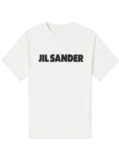 Tričko Jil Sander Logo Tee Biela | J21GC0001-J45047-102