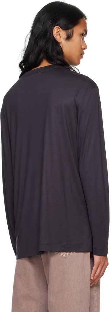 Tričko LEMAIRE Lemaire Men's Long Sleeve T-Shirt Hnedá | TO1296 LJ1026, 2
