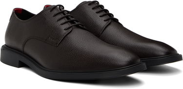 Tenisky a topánky BOSS Hugo Grained Leather Derbys Hnedá | 50536212, 3