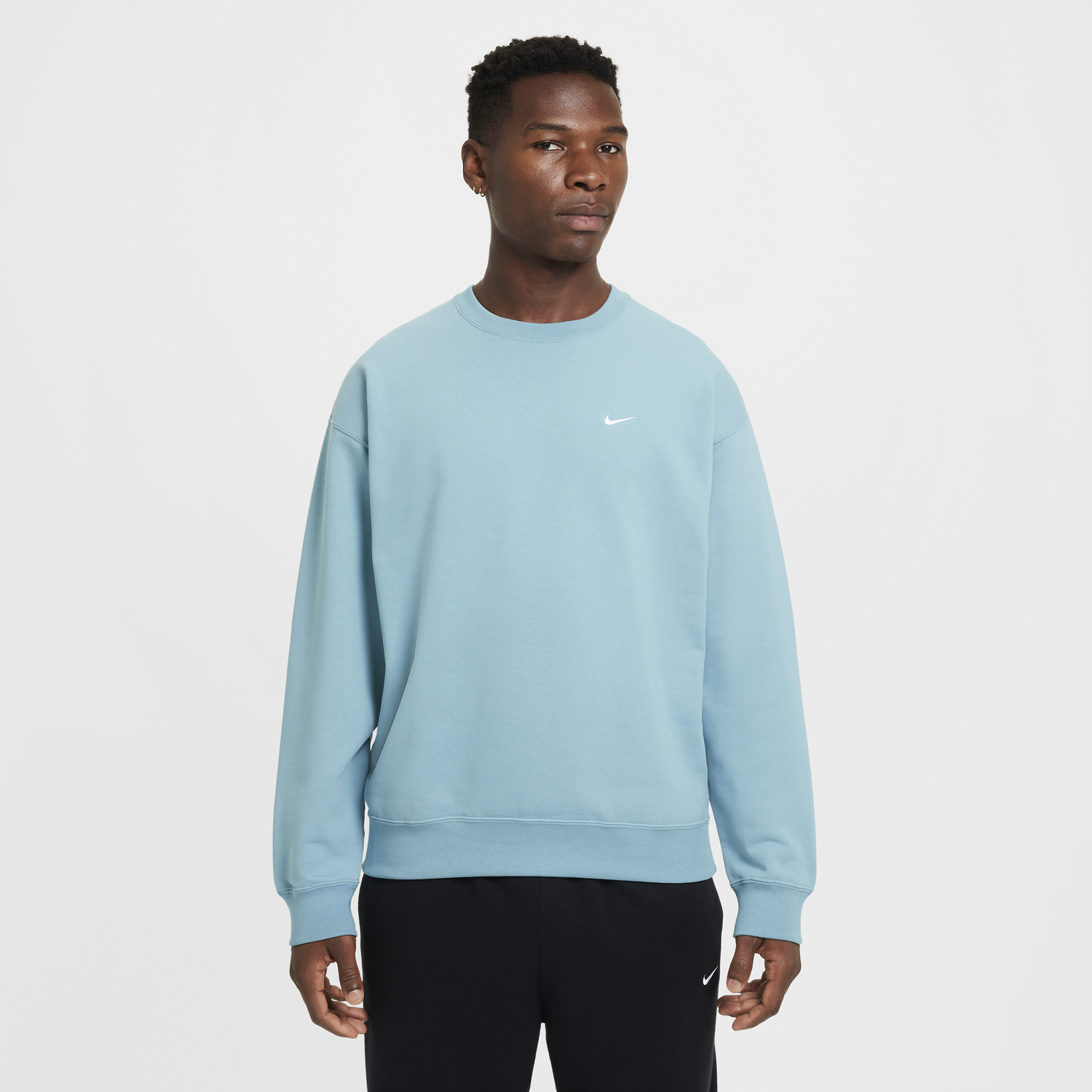 Mikina Nike Sweatshirt Solo Swoosh Modrá | DX1361-464, 0