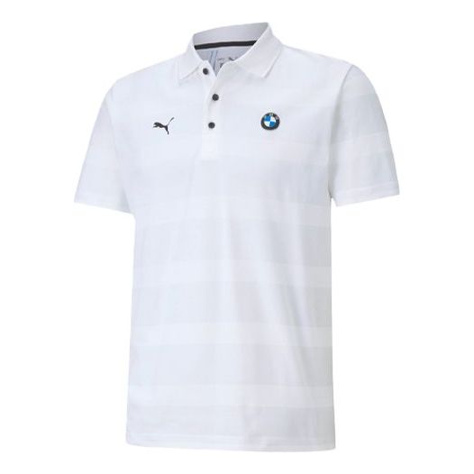 Polo tričko Puma BMW Motorsport Striped Polo Biela | 598005-02, 0