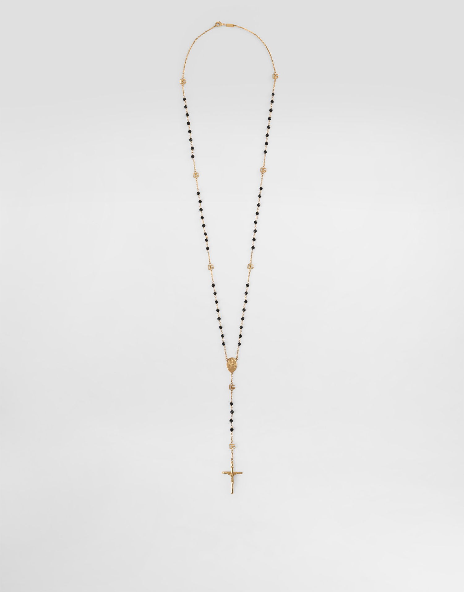 Náhrdelník Dolce & Gabbana Dolce & Gabbana Rosary-style Metal Necklace Onesize Čierna | WNR4C3W1111ZOO00, 0