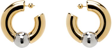 Náušnice Jean Paul Gaultier Gaultier Tube Hoop Earrings Metalická | 24/31-U-BO060-X053-9291, 0