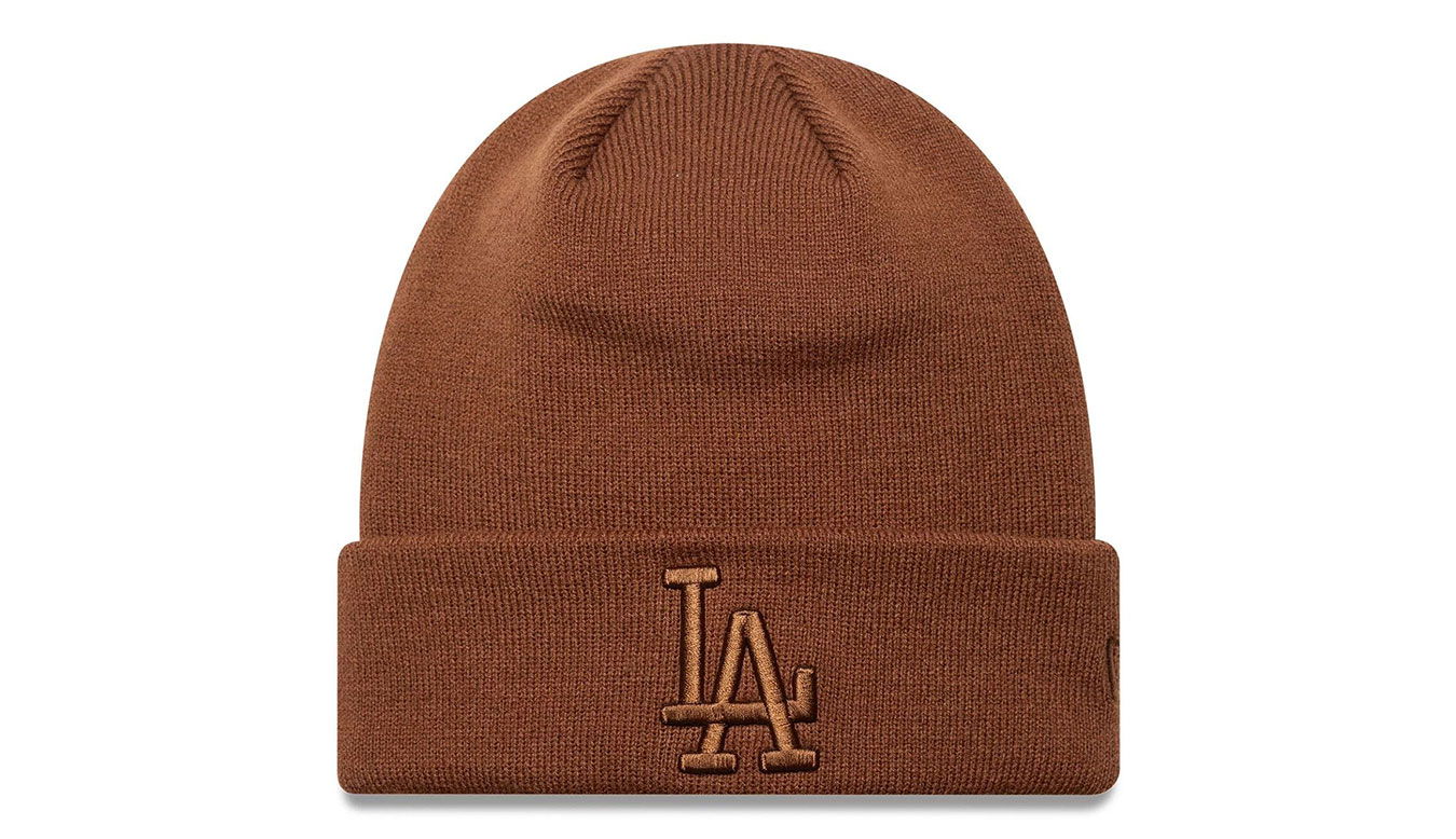 Kulicha New Era Los Angeles Dodgers MLB League Essential Knit Beanie Hnedá | 60691384, 0