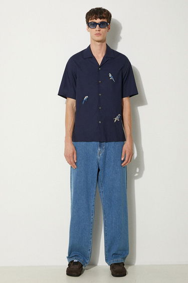 Košeľa Paul Smith Paul Smith Bird Embroidered Regular Fit Shirt Navy | M1R.905UE.N01592, 1
