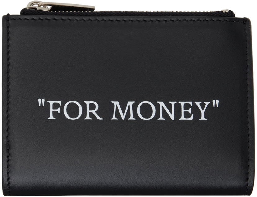 Peňaženka Off-White Black Quote Zipped Wallet Čierna | OWNC068C99LEA0011001