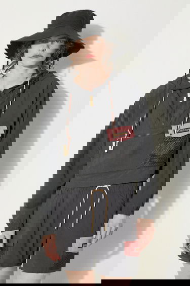 Vetrovka Columbia Painted Peak Transitional Cropped Oversize Anorak Hoodie with Mesh Pockets Čierna | 2072211, 0