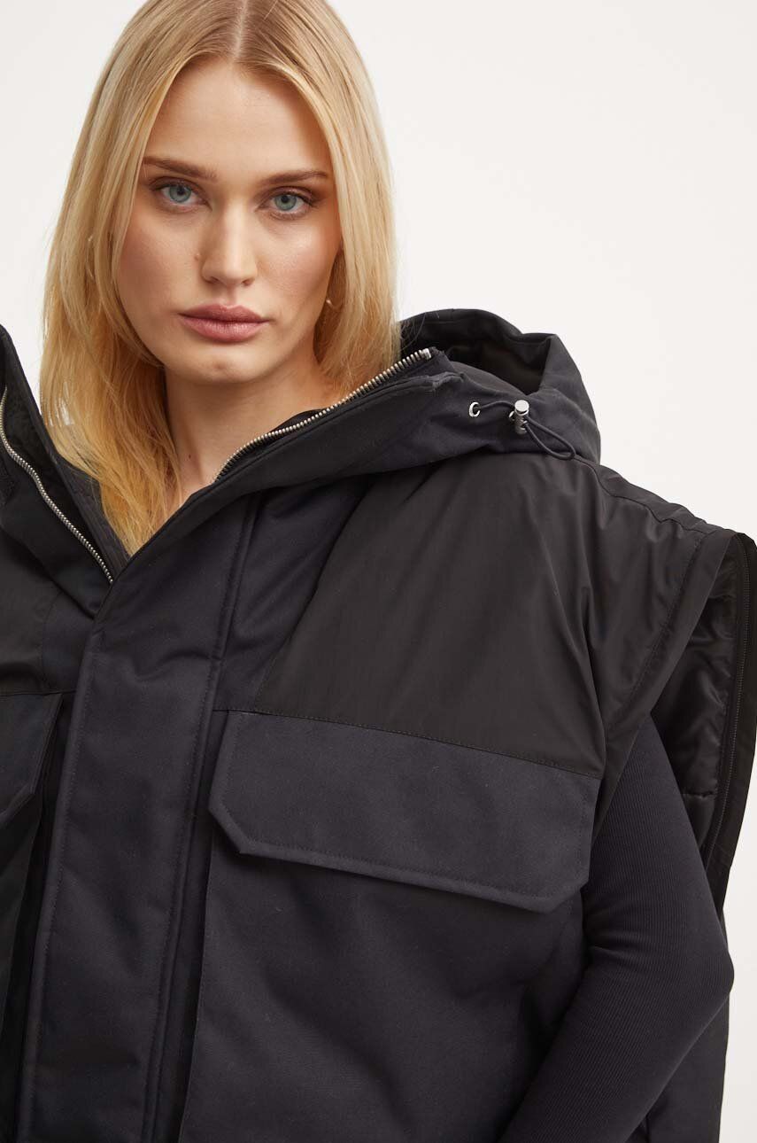 Layered Hooded Puffer Parka