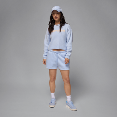 Sveter Jordan Jordan Fuzzy Cropped Sweater Modrá | HF9453-407, 2