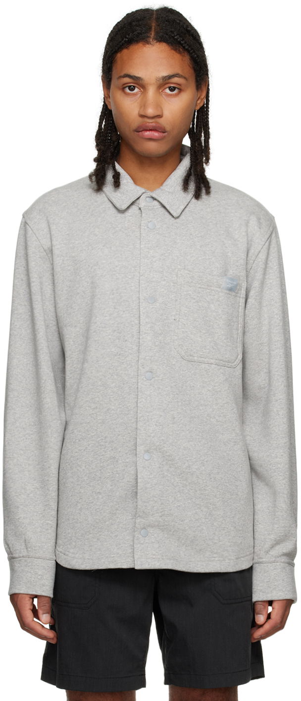 Košeľa Reebok Classics Gray Patch Pocket Shirt Šedá | 100034608, 0