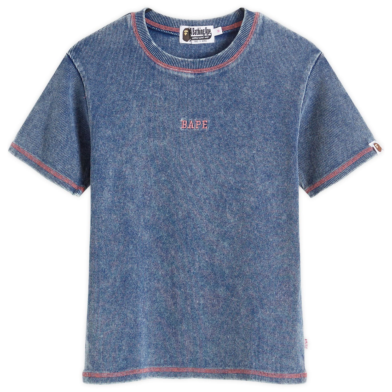 Tričko BAPE A Bathing Ape Women's Bape Rib T-Shirt in Indigo, Size Small | END. Clothing Navy | 001CSK302006L-IND, 0