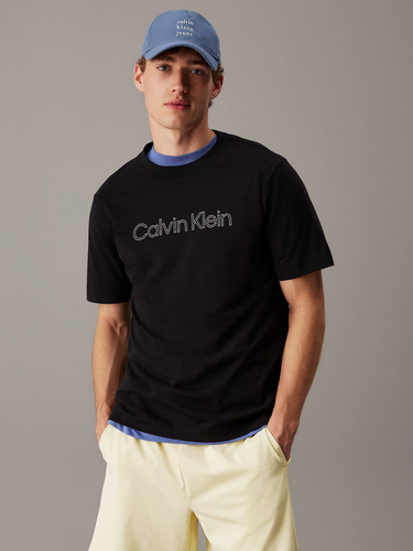 Tričko CALVIN KLEIN Calvin Klein Graphic Short Sleeve T-Shirt Čierna | LVGMS5K164-UB1, 0